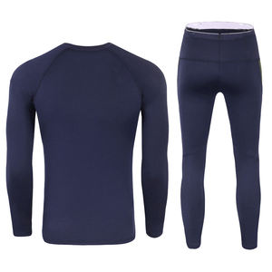 Smart Winter <b>Thermal</b> Underwear <b>for</b> Men and <b>Women</b> Eco-Friendly Anti-Static Two-Piece Velvet Long Johns Heating Suit - Product Image 2