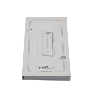 Luxury White Rigid Flip Book Style Packaging Box for Tempered <b>Glass</b> Screen <b>Protector</b> Manufacturer Vietnam FSC Factory - Product Image 4