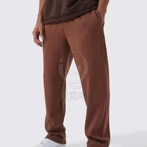 Venta al por mayor Low Moq Pantalones de chándal de los hombres de color personalizado Pantalones de chándal lavado de los hombres - Product Image 1