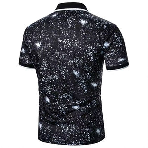 Polos de sublimación de moda transpirables de secado rápido antiarrugas sostenible última llegada material suave polos de hombre - Product Image 5