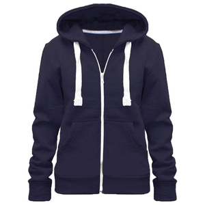 Vestido Sudadera de Forro Polar Personalizado para Mujer, 100% Algodón, Transpirable, Resistente al Viento, Ecológico, Diseño Bordado en Relieve en la Parte Delantera - Product Image 2