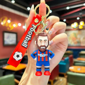 Thể thao vận động viên Jersey búp bê Keychain PVC cầu thủ bóng đá với cup độc đáo mặt dây chuyền thiết kế món quà chính cho người hâm mộ - Product Image 5