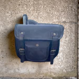 Haute qualité personnalisable taille Vintage noir cuir sac de selle élégant cyclisme sacoche pochette vélo queue pour vélo moto - Product Image 1