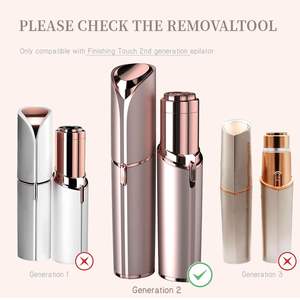 Cabezales de Repuesto para Afeitadora Eléctrica Chapados en Oro, Resistentes al Agua IPX7, Depilador Facial para Labios, Barbilla y Mejillas - Product Image 6