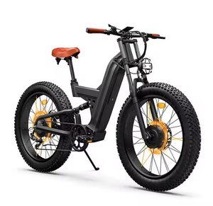 Vélo électrique à double moteur 4000W pour adultes, batterie 48V 30AH avec cellules Samsung, autonomie de 120 miles, vélo électrique rapide 40MPH AWD, pneus larges de 26 pouces - Product Image 1