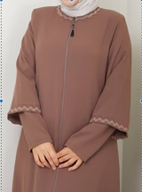 Classy Shimmer Casual Abaya Women Soft Premium Fabric Lightweight Breathable Quick Dry Stylish Modest Flow Floor Length Long - Product Image 2