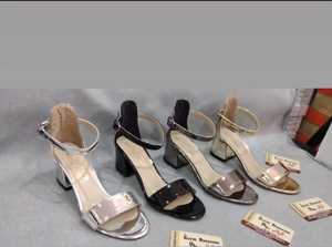 women's sandals casual low <b>heel</b> <b>shoes</b> 36-40 Made in Turkiye - Product Image 3