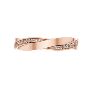 แหวนแต่งงานเพชรแล็บ VS1 แท้ IGI Certified ทอง 10K แบบ Eternity Band สำหรับผู้หญิง ดีไซน์คลาสสิก เหมาะสำหรับงานหมั้นและวันครบรอบ - Product Image 3