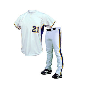 Ventes exceptionnelles, bonne qualité, nouveau modèle fabriqué directement en usine, design par sublimation répondant à la demande des clients, uniforme de baseball style décontracté. - Product Image 1