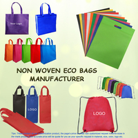 Cadeau promotionnel sac à provisions taille personnalisée robuste pressage à chaud non tissé sac en gros