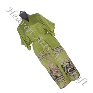 KL011 <b>African</b> Caftan Night <b>Wear</b> Maxi Colorful Design Women Long Kaftan Hippie Boho Dress Vintage Sari Kimono Long Look Plus Size - Product Image 6