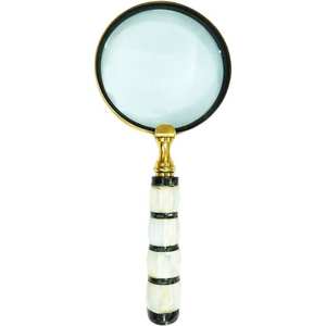 ของตกแต่งแก้วโบราณสุดหรู พร้อมด้ามจับมุก ของขวัญ ของตกแต่ง พกพาสะดวก - Product Image 3