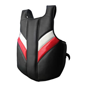 Protège-poitrine de fitness professionnel matériau en cuir PU pour la protection utiliser protecteur protège-poitrine fabriqué au Pakistan corps de boxe - Product Image 2