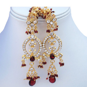 Vintage Style Crystal Alloy Jewelry Set Necklace Earrings Headpiece Women Engagement Wedding Anniversary Party White <b>Gift</b> - Product Image 3