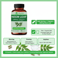 Capsules de Neem de l'Inde, fournies par Natural Tree Healthcare, au prix de gros