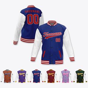 Chaqueta universitaria blanca y morada básica personalizada, chaqueta deportiva con letras y cita nostálgica para mujer, Haus Industries - Product Image 4