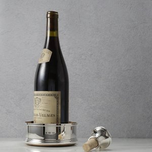 Sous-verres en métal argenté écologiques de haute qualité avec un design moderne pour la maison, le bureau, le café et les restaurants - Product Image 1