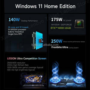 A estrenar L e n o V o Gaming Laptop L e g i o n Y9000P I n t e l Core de 32GB 1TB con alto rendimiento 16GB RTX 4090 - Product Image 6