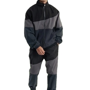 ชุดกันลมมีซิปสำหรับผู้ชายชุดไนลอนกันลมปรับแต่งได้ตามต้องการสำหรับวิ่งออกกำลังกายกันลม - Product Image 1