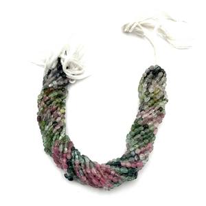 Cuentas de piedras preciosas pulidas de 13 pulgadas y 42 CT, cuentas de turmalina múltiple Natural para fabricación de joyas y regalos - Product Image 2