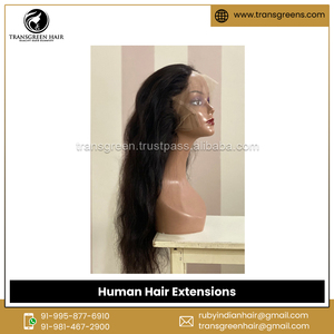 100% personnalisation de qualité de cheveux vierges bruts non transformés possible meilleure vente extension de cheveux humains HD pleine perruque à lacet cuticule alignée - Product Image 3