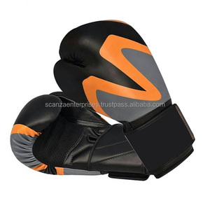 ถุงมือมวยหนังสีแดงแบบมืออาชีพสำหรับผู้ใหญ่แฟชั่นการฝึกศิลปะการต่อสู้พร้อมโลโก้ OEM ประเภทต้นกำเนิดไทย-สำหรับใช้งานกลางแจ้ง - Product Image 4