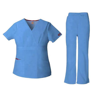 Nuevo diseño personalizado estiramiento spandex pantalones apilados enfermeras Hospital uniformes traje de enfermería uniformes Jogger mujeres matorrales uniforme - Product Image 6