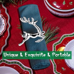 Ronds de serviette en papier cristal rond pour pièces centrales de table de fête Rond de serviette décor à la maison unique - Product Image 5