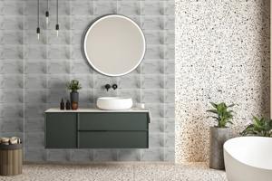 กระเบื้องผนังเซรามิกดิจิตอลหรูหรา ขนาด 25x40 ซม. ดีไซน์ผนังแบบโมดูลาร์ทันสมัย ลุคภายในแบบโมดูลาร์ที่หรูหรา - Product Image 6