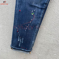 Nouveau style de pantalon en jean pour femmes, fabriqué en polyester et coton, jean taille haute pour femmes