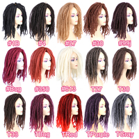 Prix d'usine, cheveux synthétiques Marley colorés de 18/24 pouces, 100g, tresses afro crépues, tresses Marley, extensions de cheveux