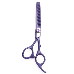 Teeth <b>Hair</b> <b>Thinning</b> <b>Scissors</b> Fancy Color Coated Stainless Steel Barber Salon Accessories <b>Scissors</b> - Product Image 2