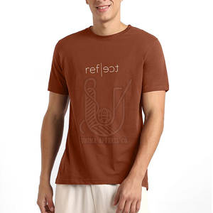 Fabricante de Pakistán, Camisetas de Cuello Redondo para Hombre, 100% Algodón, Ligeras, Transpirables, de Secado Rápido, Alta Calidad, MOQ Bajo - Product Image 2