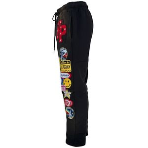 กางเกงวอร์มผู้ชายลายกราฟิก ทรงหลวม ผ้าฟลีซ สไตล์สตรีทแวร์ ดีไซน์โดดเด่น ใส่สบายๆ สำหรับพักผ่อนหรือใส่ทุกวัน - Product Image 3