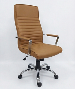 Chaise de bureau ergonomique pivotante moderne en promotion avec vérin à gaz et base chromée pour usage domestique, bureau, salle de sport, école - Vente en gros - Product Image 5