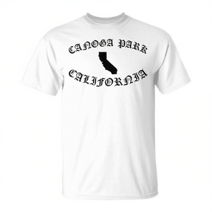 Canoga Park California T-shirt à manches courtes et col rond unisexe pour adulte, design promotionnel - Product Image 2