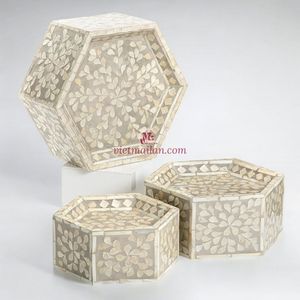 Soporte para Pastel Hecho a Mano con Nácar y Bambú, Ecológico, para Presentación de Postres de Ramadán, Decoración de Mesa y Regalo, de Vietnam - Product Image 1