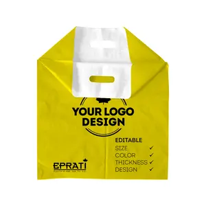 Custom Logo High Quality Low Price Reinforced Die Cut Handle Bag With Handle Manufacturer Guaranteed