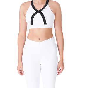 Conjunto Deportivo de Dos Piezas para Mujer, con Logotipo Personalizado, Diseño Sólido, para Yoga, Gimnasio, Tallas Grandes, Transpirable, de Secado Rápido - Product Image 6