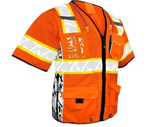 Miden เสื้อกั๊กทำจากโรงงานต่างประเทศตัวสะท้อนแสงมองเห็นได้ตามท้องถนนกันน้ำ - Product Image 3