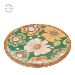 Plato de Servir de Bambú Premium con Diseño Ovalado, Acabado Liso, Opción Ecológica y Duradera para Mesa de Comedor y Decoración del Hogar - Product Image 3