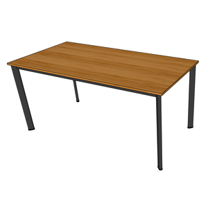 BFBA006-80x160cm Dining <b>Table</b> Made of Tre Wood with Oval Feet Elegant and Durable - Product Image 4