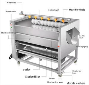 Sistema de limpieza de verduras comercial multifuncional para mayoristas - Product Image 5