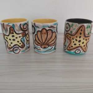 DAFNI <b>BIG</b> PAZAR Custom 3D Relief Ceramic Mug Handmade Hand Painted Cute Fruit Design Dishwasher Safe Gift Box - Product Image 4