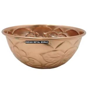 Bol en métal poli argenté de la meilleure qualité Plat de service de table au design classique pour desserts mariages Bol de service à chocolat en métal - Product Image 3