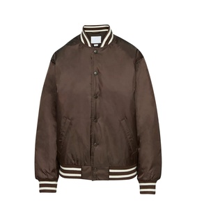 Chaqueta Varsity Profesional de Satén para Hombre, Chaqueta Reversible con Cremallera, Abrigo de Invierno, Chaqueta Varsity con Tinte de Alta Densidad - Product Image 1