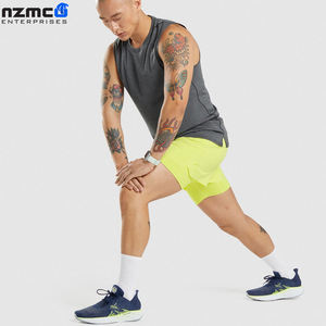 Shorts d'été pour hommes, logo personnalisé, shorts de gymnastique pour hommes, séchage rapide avec poches, shorts athlétiques pour hommes - Product Image 4