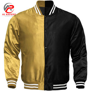 Vêtements pour hommes Streetwear de basketball personnalisé Varsity Jackets Woven Button - Product Image 4