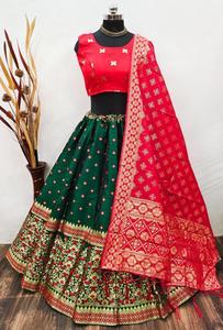 Belle Designer Banarasi Barcode Lehenga Choli - Product Image 2