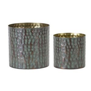 Maceta moderna para decoración del hogar y jardín, arte del hierro dorado, planta verde, maceta hidropónica suculenta - Product Image 6